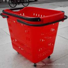 Supermarkt Plastic Moving Shopping Ablagekorb für den Großhandel